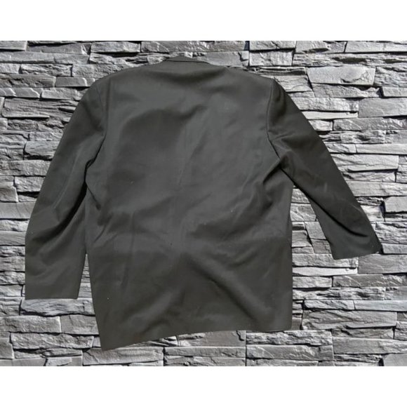 Men's Gianfranco Ruffini Black Suit Jacket Size 42, Worn Once - Picture 4 of 13